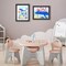 9x12 Kids Art Frame Set of 2, Solid Wood Kids Artwork Frames Changeable with Front Opening Hold 150 Pictures, Art Frames for Kids Art with Mat,without Mat 9x12 Picture Frame Black Wood